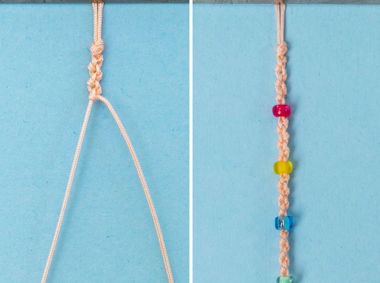 Example of Knotted Chain with Beads