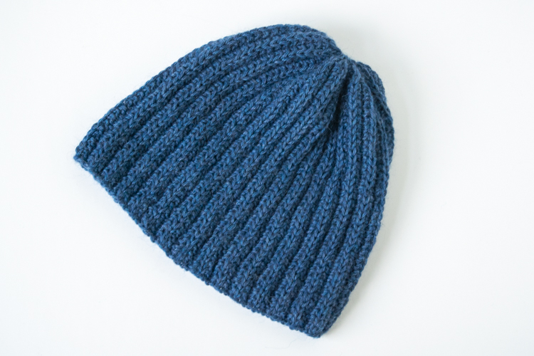 Free Knitted Hat Pattern: Ribbed Beanie - Otherwise Amazing
